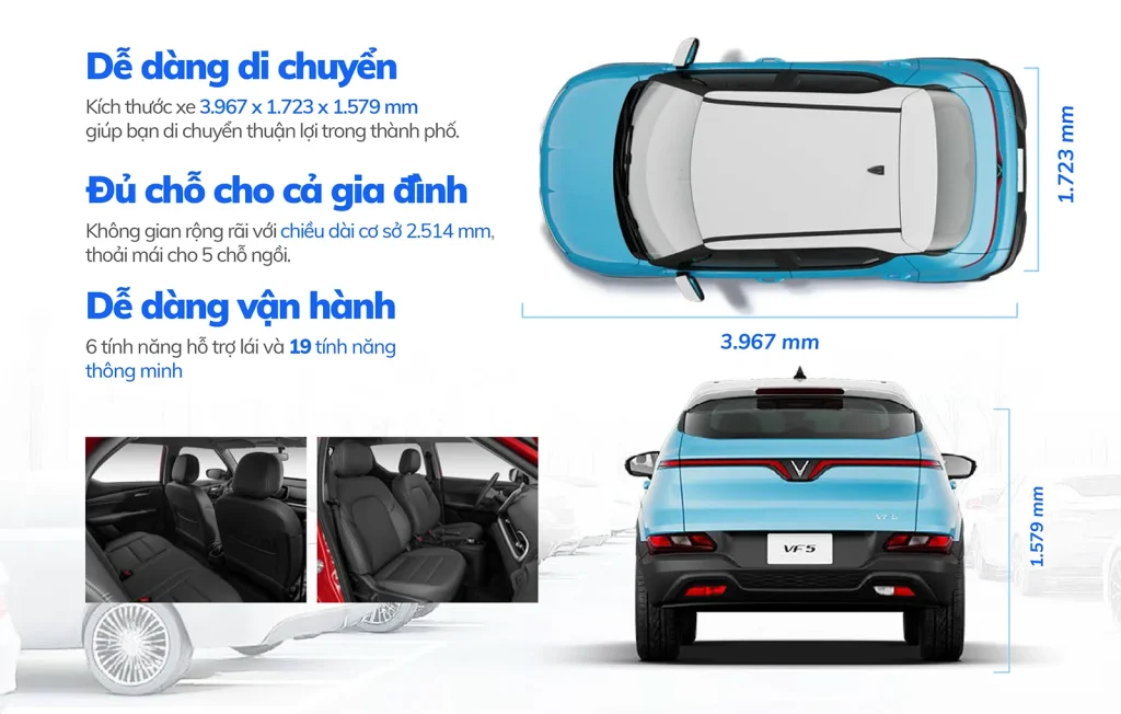 So sánh VF5 với Geely EX2 và BYD Atto 2: Xe điện nào phù hợp?