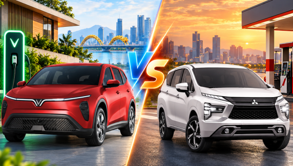 So sánh VinFast Limo Green và Mitsubishi Xpander AT Premium 2026 tại Đà Nẵng