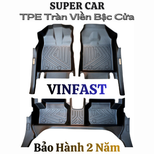 Ảnh tham khảo thảm sàn TPE tràn viền bậc cửa từ bài VF6